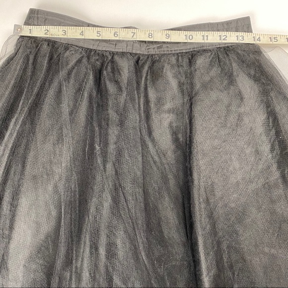 SOLD-Hues of Ego Custom-made Black Tulle Skirt - Picture 5 of 8